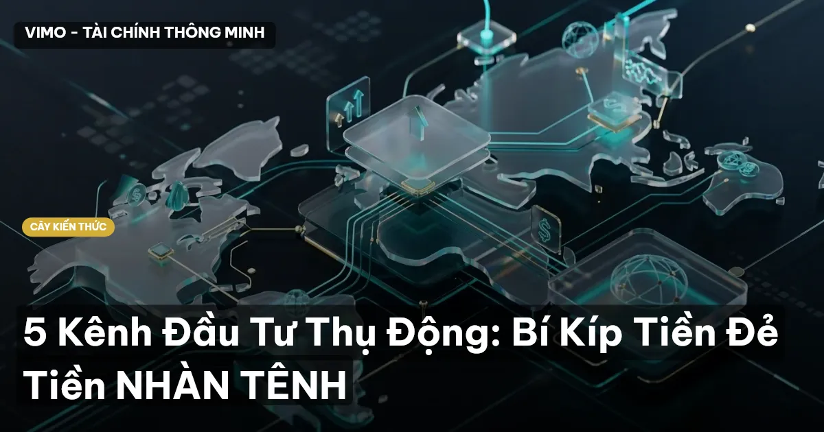 5 Kênh Đầu Tư Thụ Động: Bí Kíp Tiền Đẻ Tiền NHÀN TÊNH