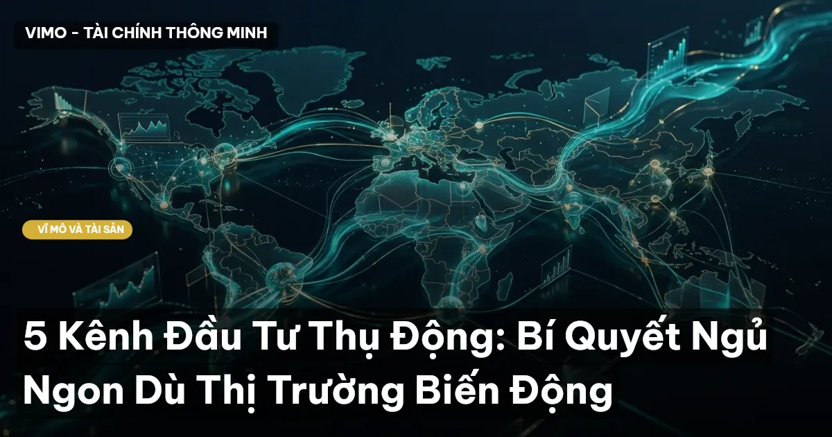 5 Kênh Đầu Tư Thụ Động: Bí Quyết Ngủ Ngon Dù Thị Trường Biến Động