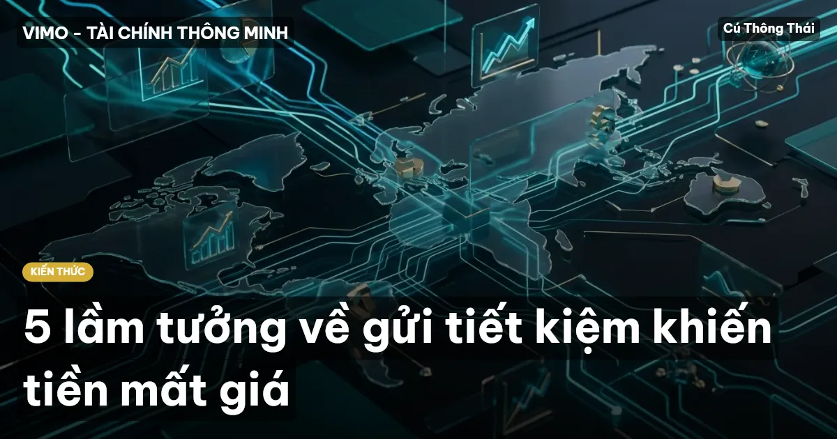 5 lầm tưởng về gửi tiết kiệm khiến tiền mất giá