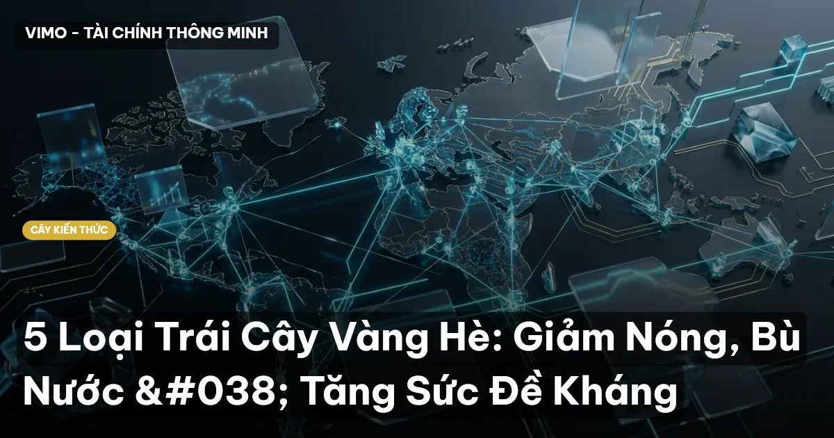 5 Loại Trái Cây Vàng Hè: Giảm Nóng, Bù Nước & Tăng Sức Đề Kháng