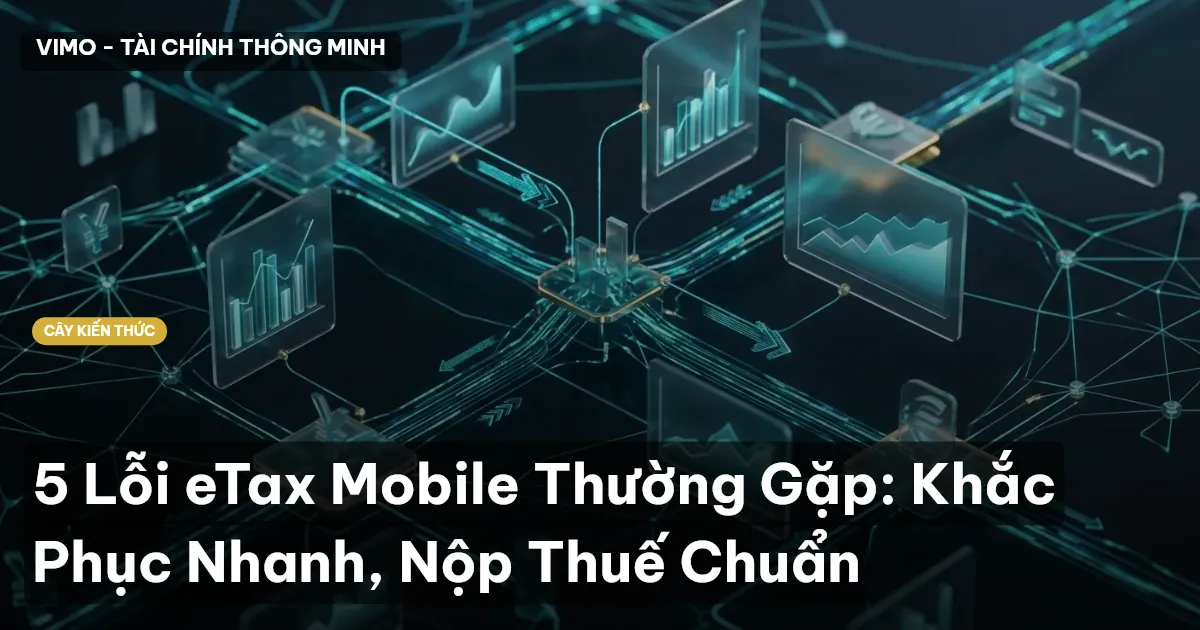 5 Lỗi eTax Mobile Thường Gặp: Khắc Phục Nhanh, Nộp Thuế Chuẩn