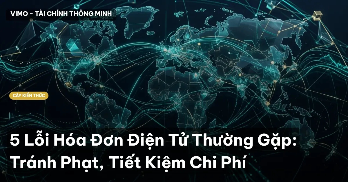 5 Lỗi Hóa Đơn Điện Tử Thường Gặp: Tránh Phạt, Tiết Kiệm Chi Phí