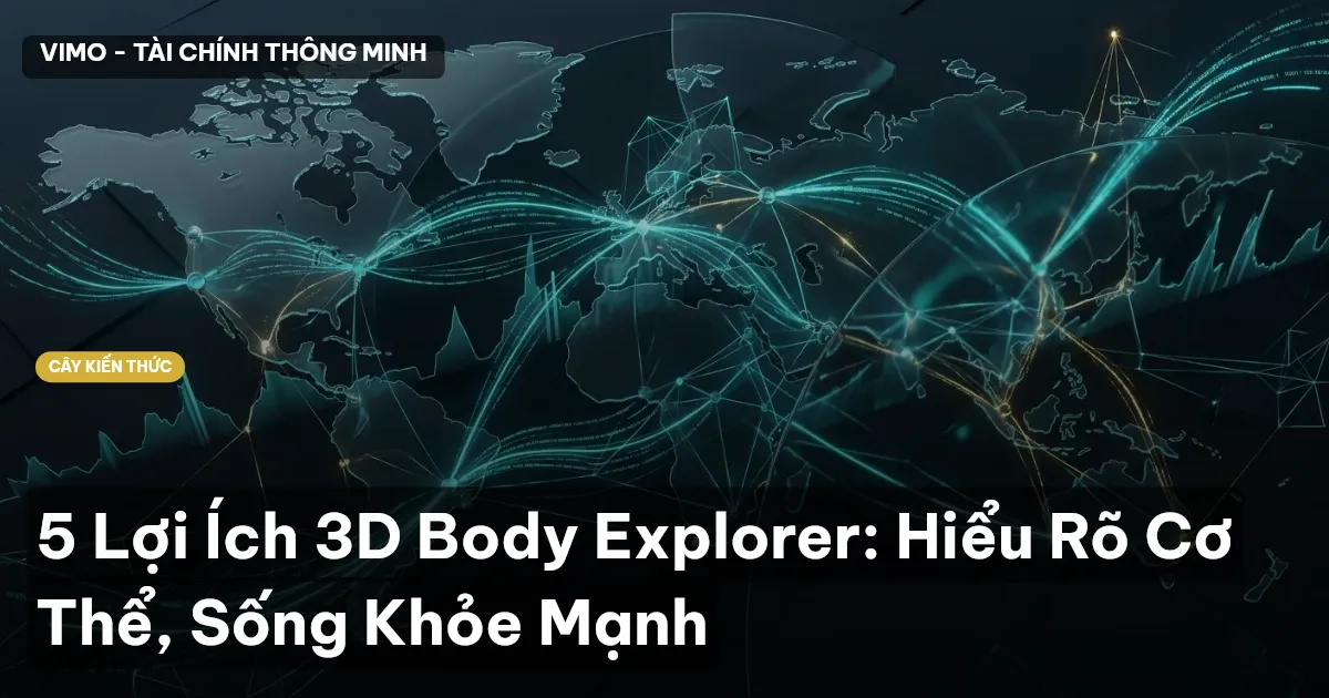 5 Lợi Ích 3D Body Explorer: Hiểu Rõ Cơ Thể, Sống Khỏe Mạnh