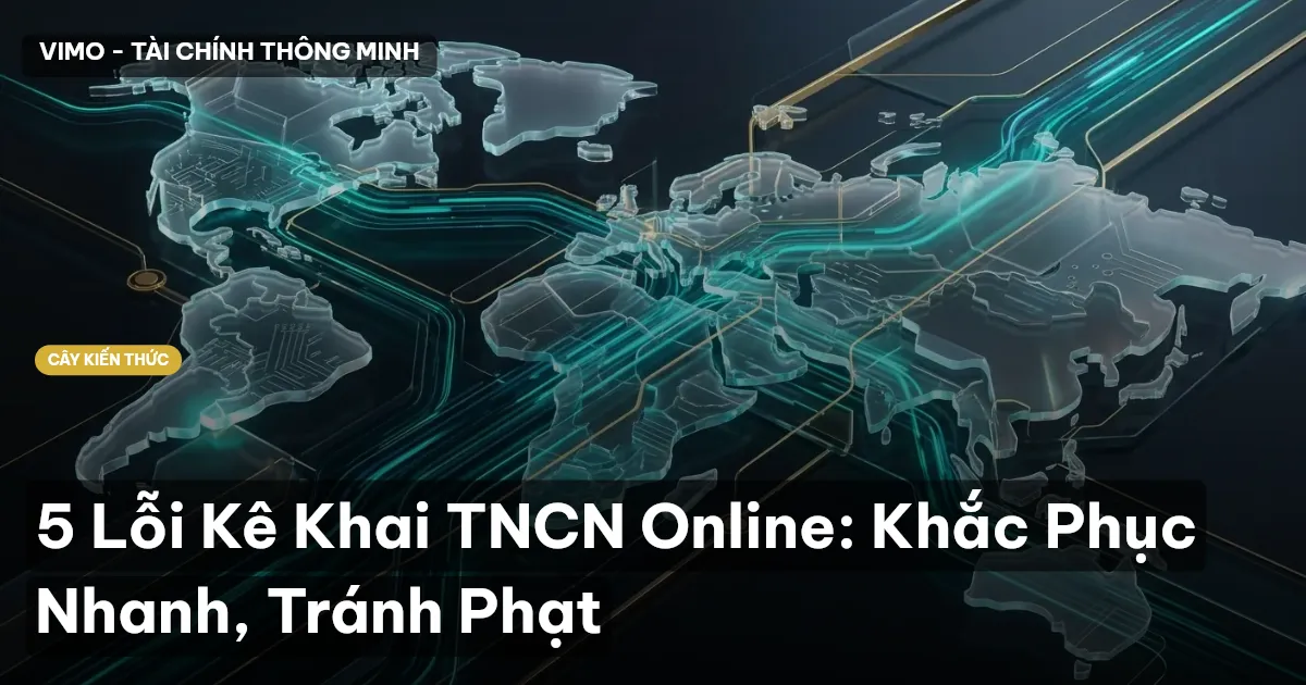 5 Lỗi Kê Khai TNCN Online: Khắc Phục Nhanh, Tránh Phạt
