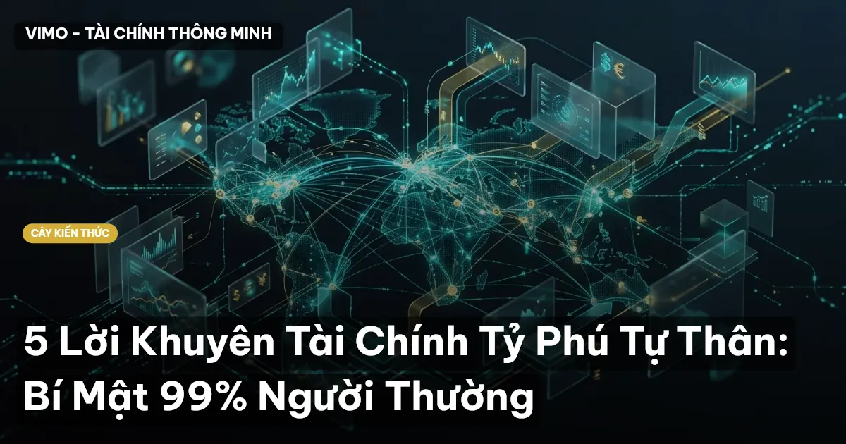 5 Lời Khuyên Tài Chính Tỷ Phú Tự Thân: Bí Mật 99% Người Thường