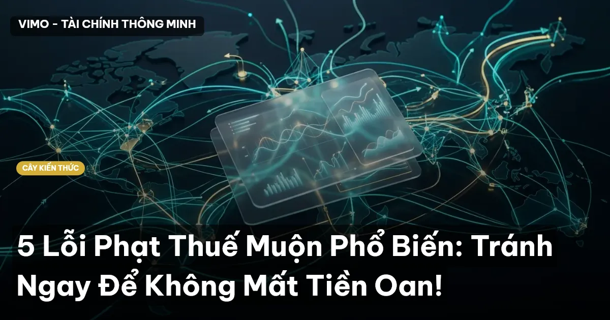 5 Lỗi Phạt Thuế Muộn Phổ Biến: Tránh Ngay Để Không Mất Tiền Oan!