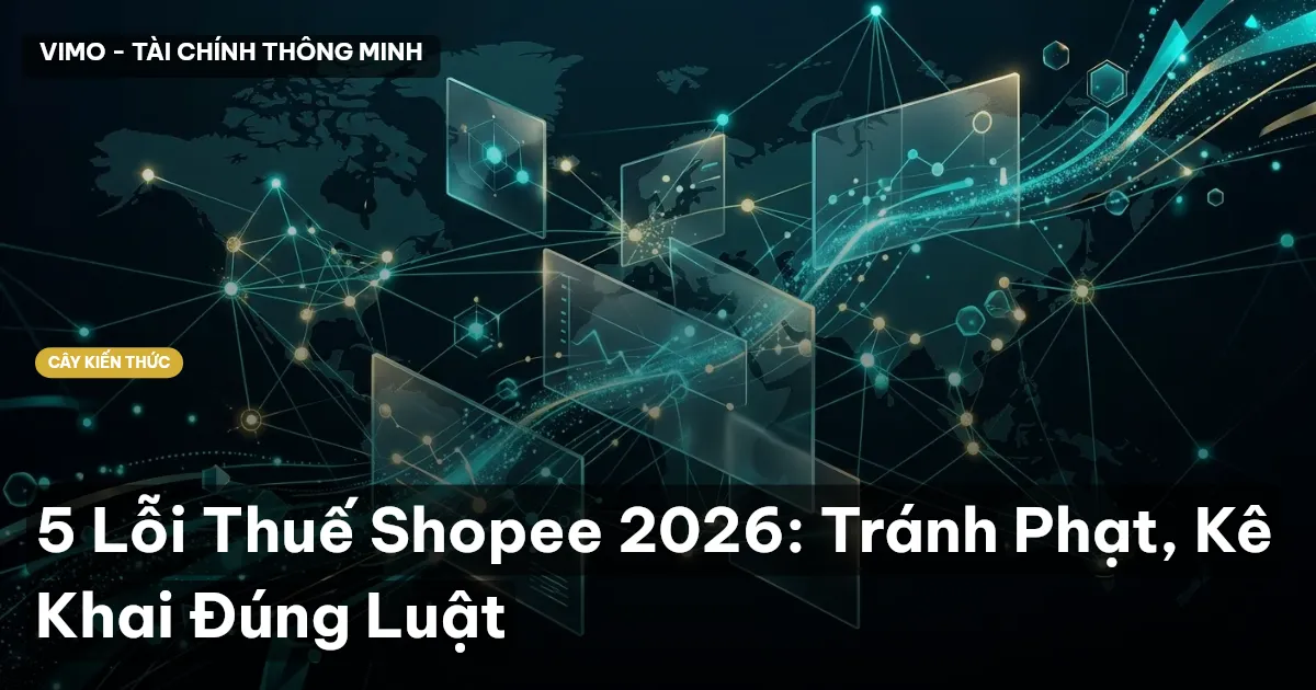 5 Lỗi Thuế Shopee 2026: Tránh Phạt, Kê Khai Đúng Luật