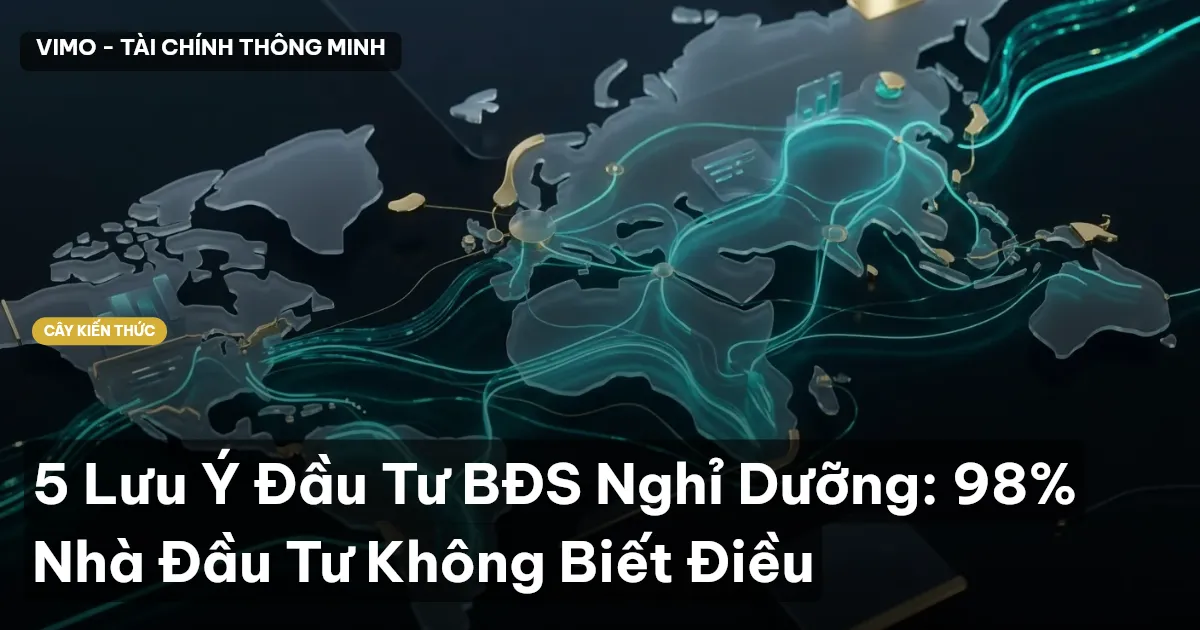 5 Lưu Ý Đầu Tư BĐS Nghỉ Dưỡng: 98% Nhà Đầu Tư Không Biết Điều