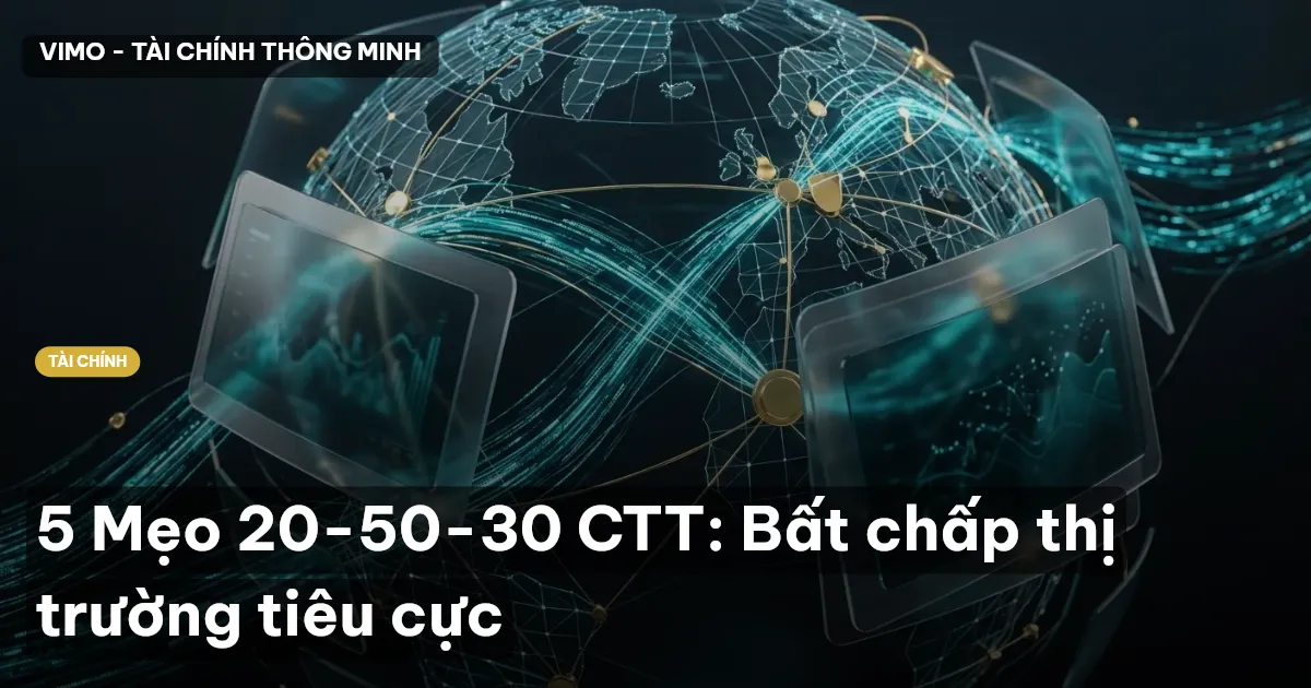 5 Mẹo 20-50-30 CTT: Bất chấp thị trường tiêu cực