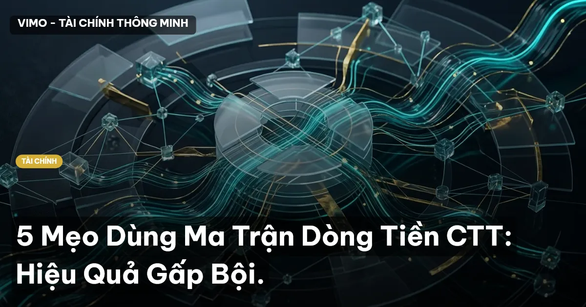 5 Mẹo Dùng Ma Trận Dòng Tiền CTT: Hiệu Quả Gấp Bội.