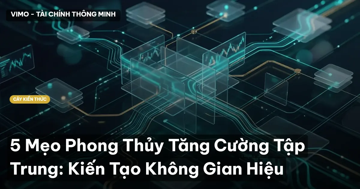 5 Mẹo Phong Thủy Tăng Cường Tập Trung: Kiến Tạo Không Gian Hiệu
