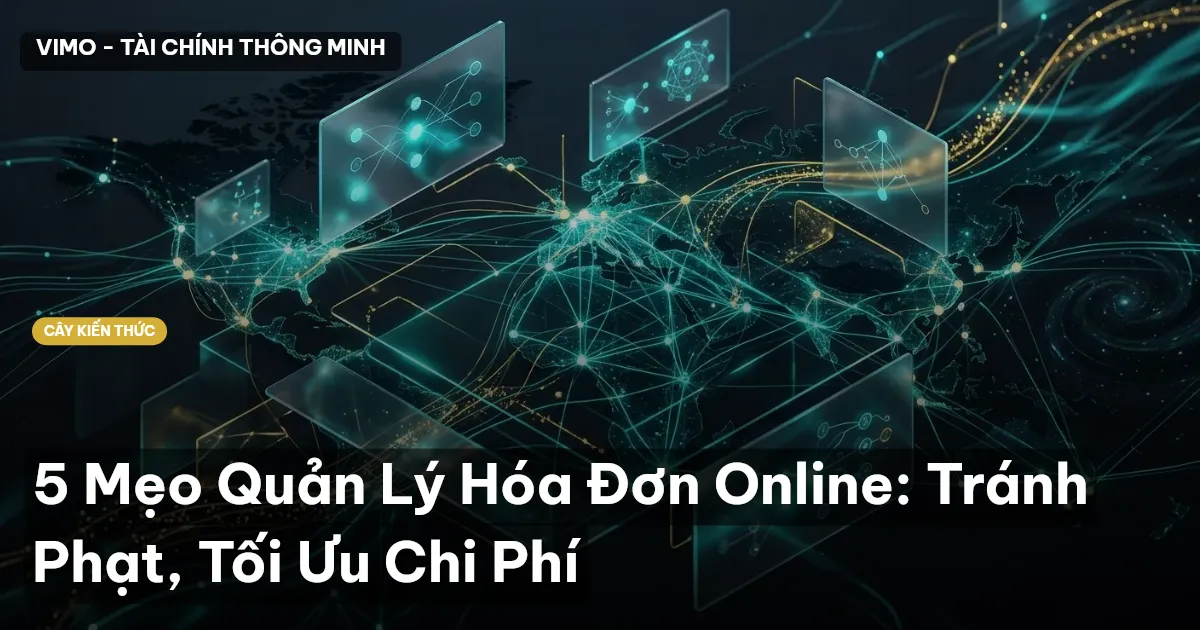 5 Mẹo Quản Lý Hóa Đơn Online: Tránh Phạt, Tối Ưu Chi Phí