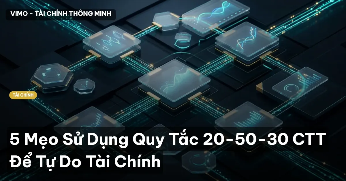 5 Mẹo Sử Dụng Quy Tắc 20-50-30 CTT Để Tự Do Tài Chính