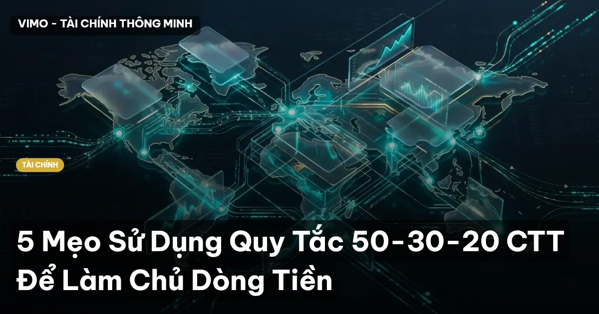 5 Mẹo Sử Dụng Quy Tắc 50-30-20 CTT Để Làm Chủ Dòng Tiền