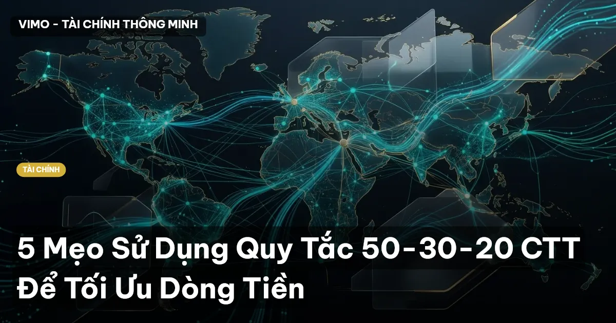 5 Mẹo Sử Dụng Quy Tắc 50-30-20 CTT Để Tối Ưu Dòng Tiền