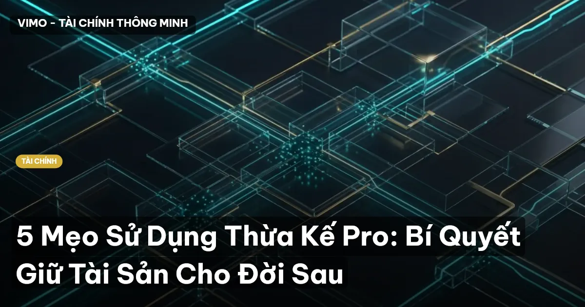 5 Mẹo Sử Dụng Thừa Kế Pro: Bí Quyết Giữ Tài Sản Cho Đời Sau