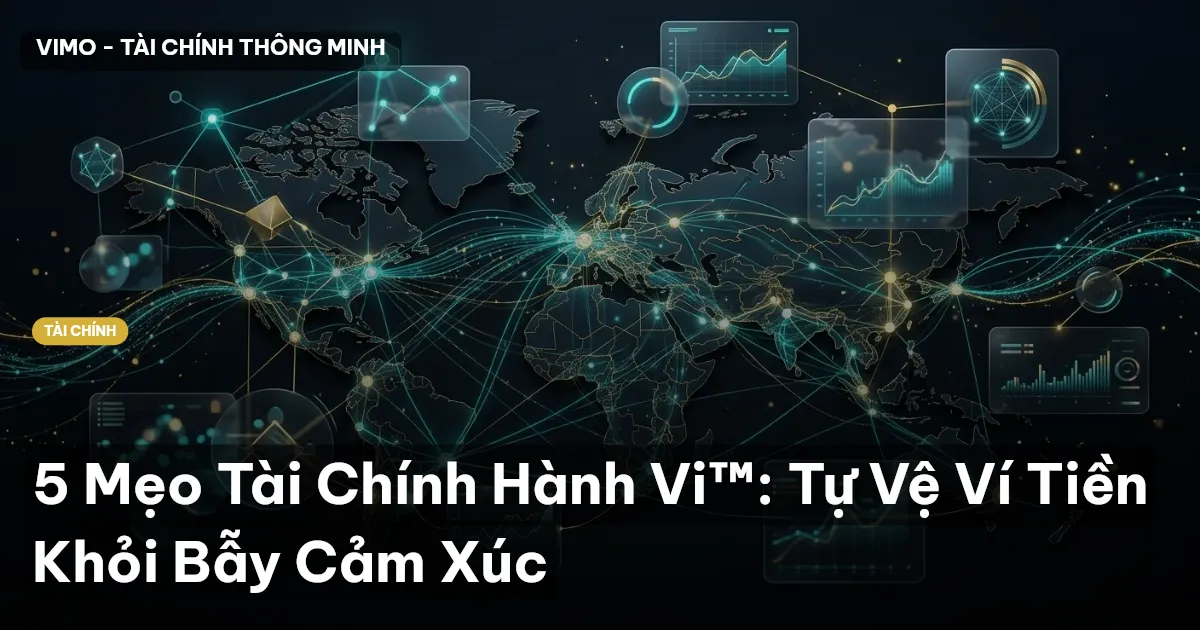 5 Mẹo Tài Chính Hành Vi™: Tự Vệ Ví Tiền Khỏi Bẫy Cảm Xúc