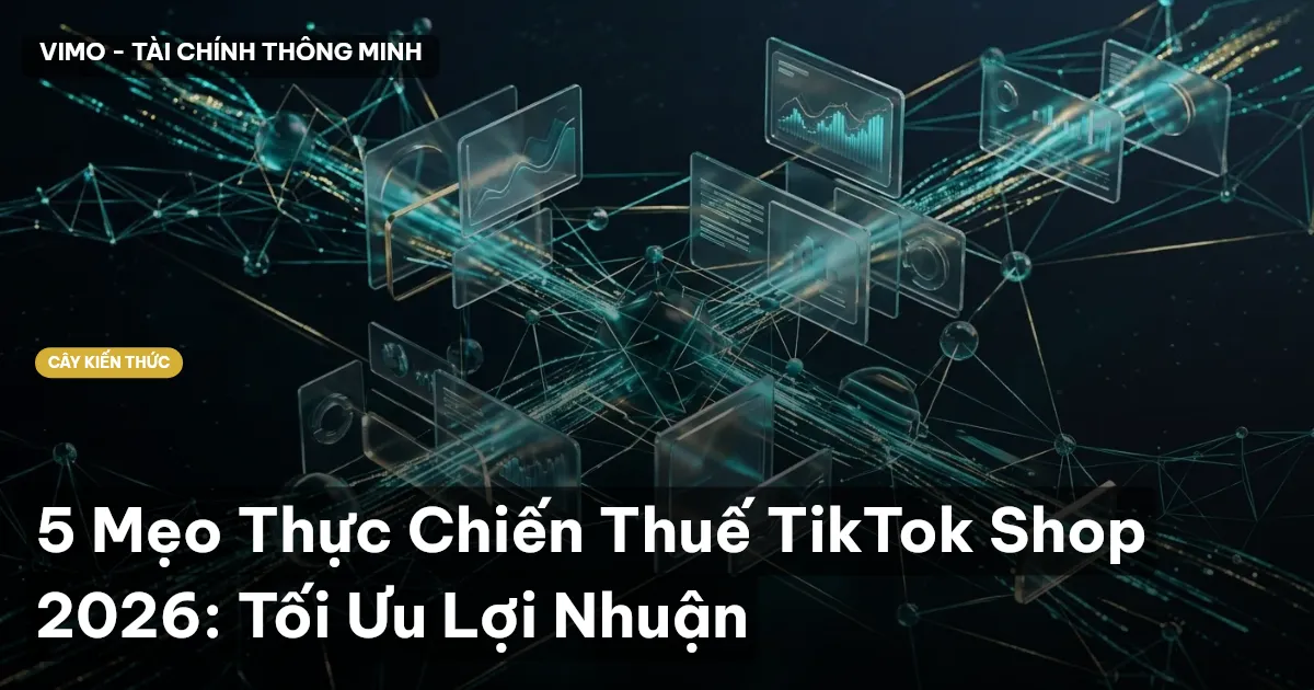 5 Mẹo Thực Chiến Thuế TikTok Shop 2026: Tối Ưu Lợi Nhuận