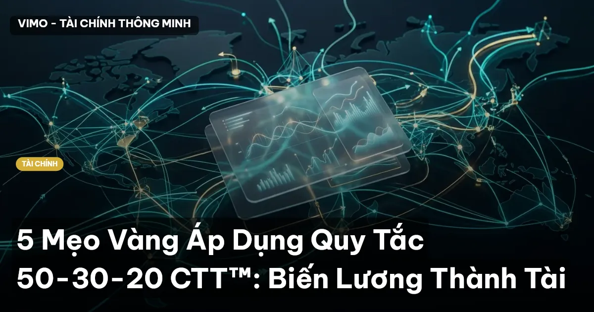 5 Mẹo Vàng Áp Dụng Quy Tắc 50-30-20 CTT™: Biến Lương Thành Tài