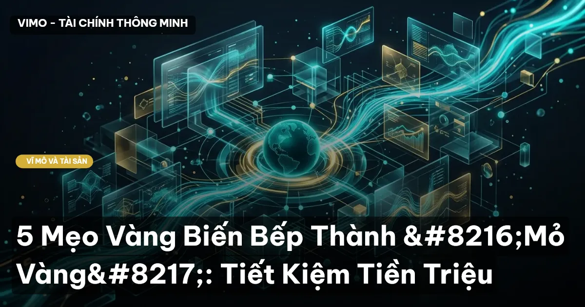 5 Mẹo Vàng Biến Bếp Thành ‘Mỏ Vàng’: Tiết Kiệm Tiền Triệu