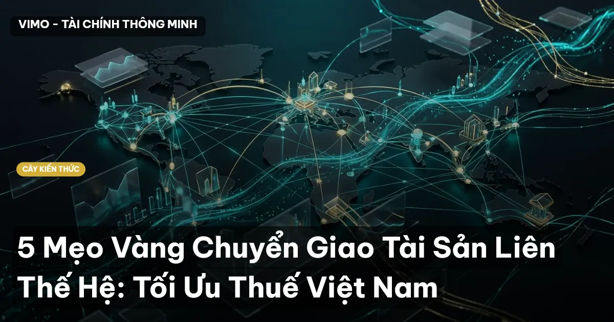 5 Mẹo Vàng Chuyển Giao Tài Sản Liên Thế Hệ: Tối Ưu Thuế Việt Nam