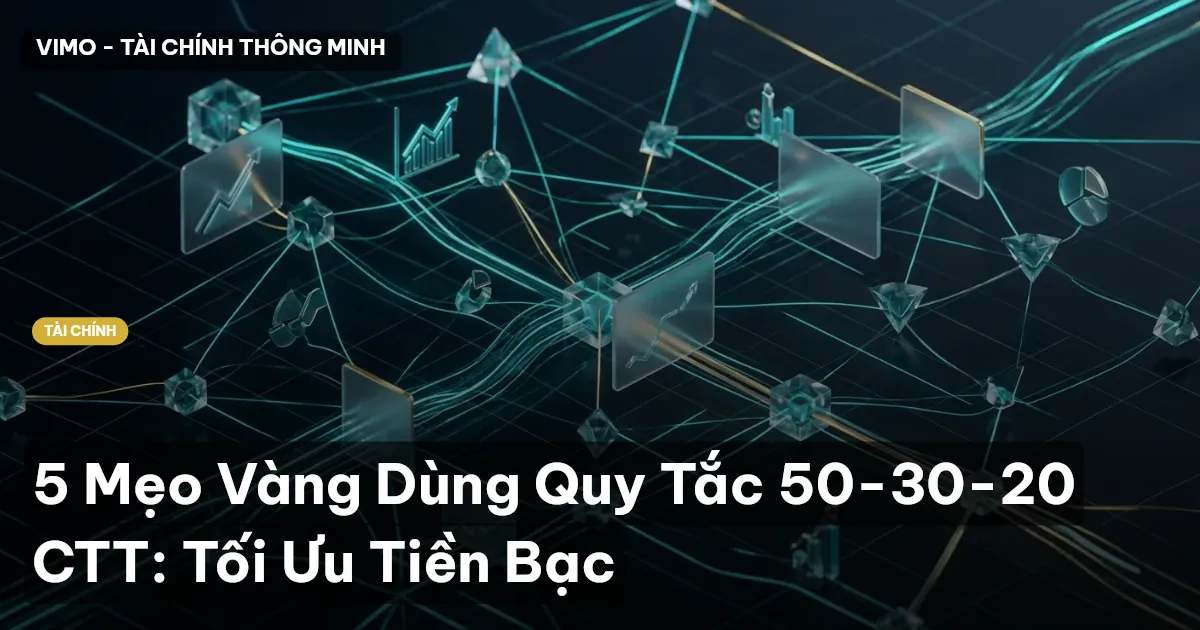 5 Mẹo Vàng Dùng Quy Tắc 50-30-20 CTT: Tối Ưu Tiền Bạc