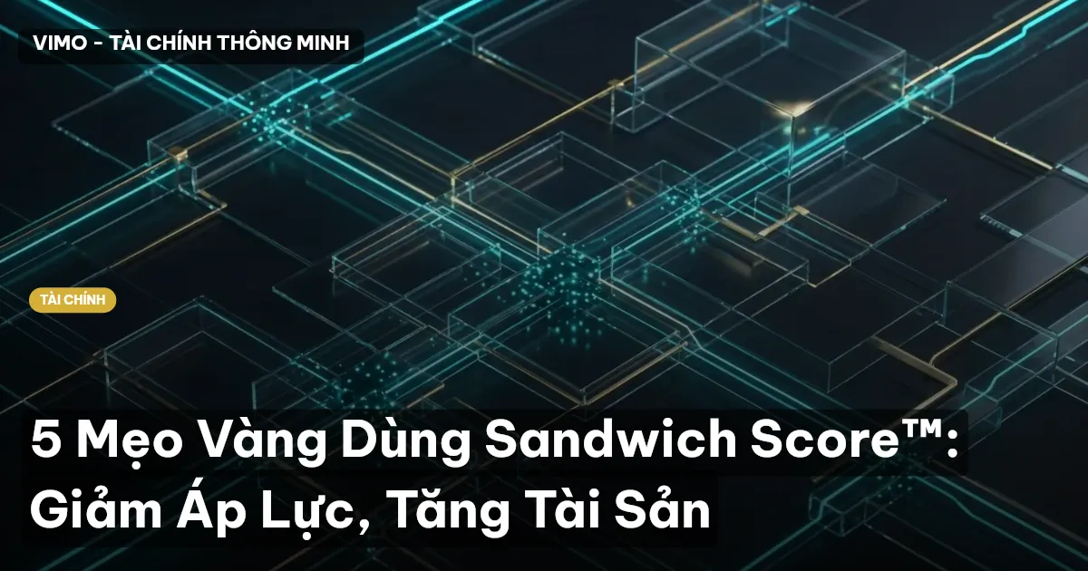 5 Mẹo Vàng Dùng Sandwich Score™: Giảm Áp Lực, Tăng Tài Sản