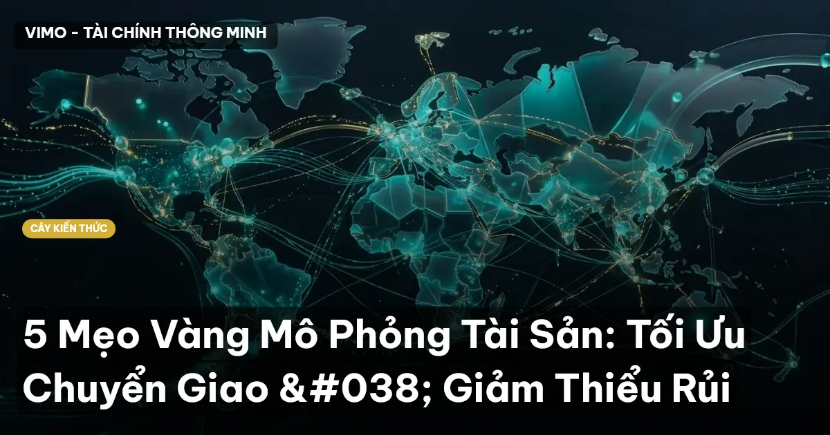 5 Mẹo Vàng Mô Phỏng Tài Sản: Tối Ưu Chuyển Giao & Giảm Thiểu Rủi