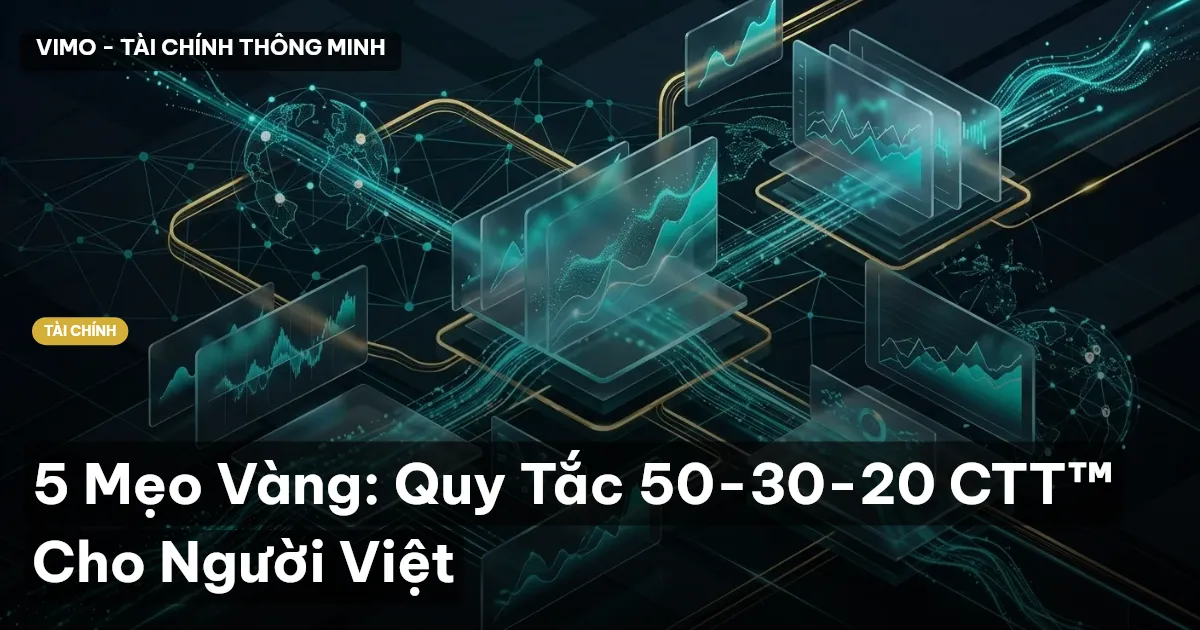 5 Mẹo Vàng: Quy Tắc 50-30-20 CTT™ Cho Người Việt