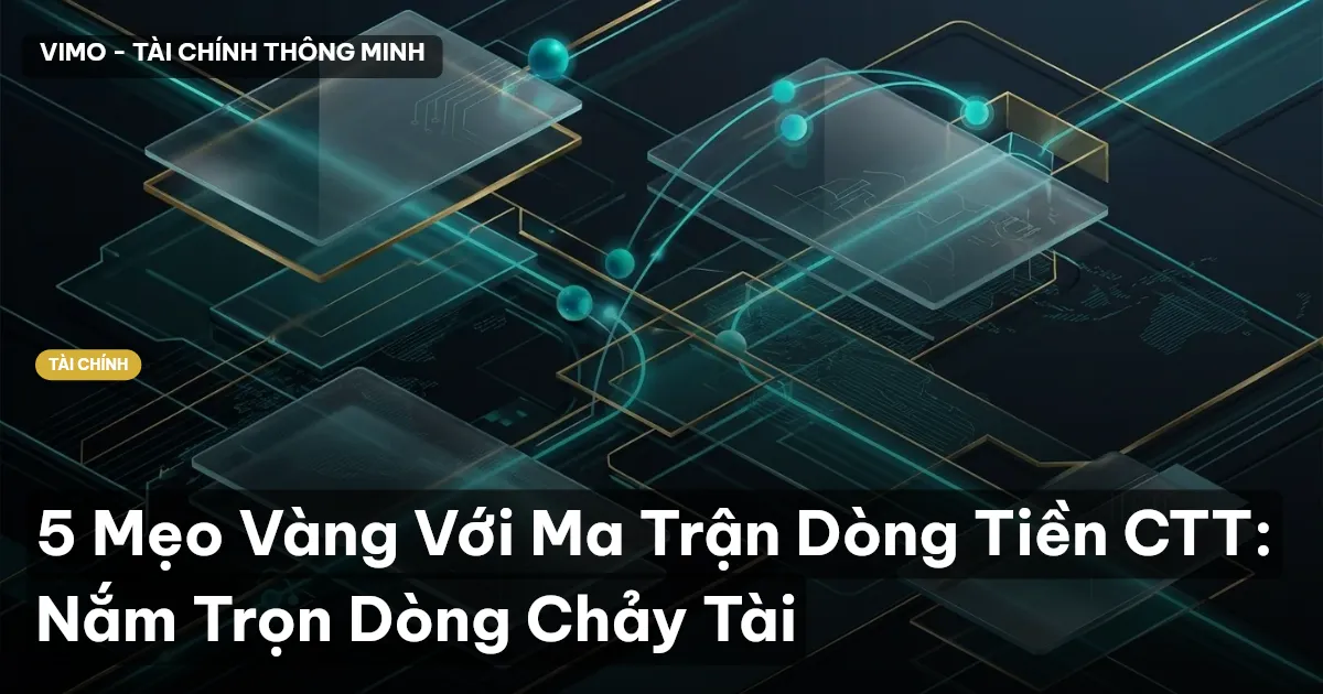 5 Mẹo Vàng Với Ma Trận Dòng Tiền CTT: Nắm Trọn Dòng Chảy Tài