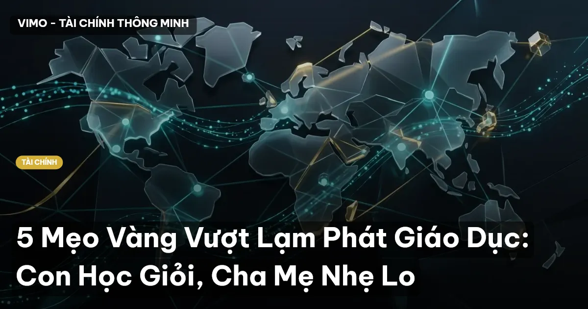 5 Mẹo Vàng Vượt Lạm Phát Giáo Dục: Con Học Giỏi, Cha Mẹ Nhẹ Lo