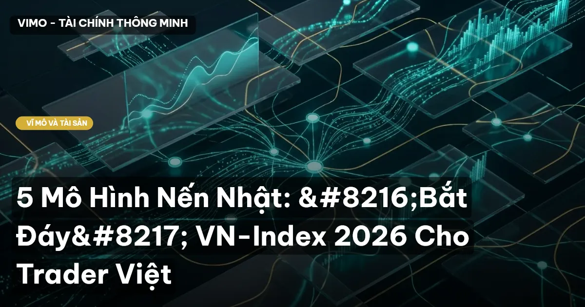 5 Mô Hình Nến Nhật: ‘Bắt Đáy’ VN-Index 2026 Cho Trader Việt