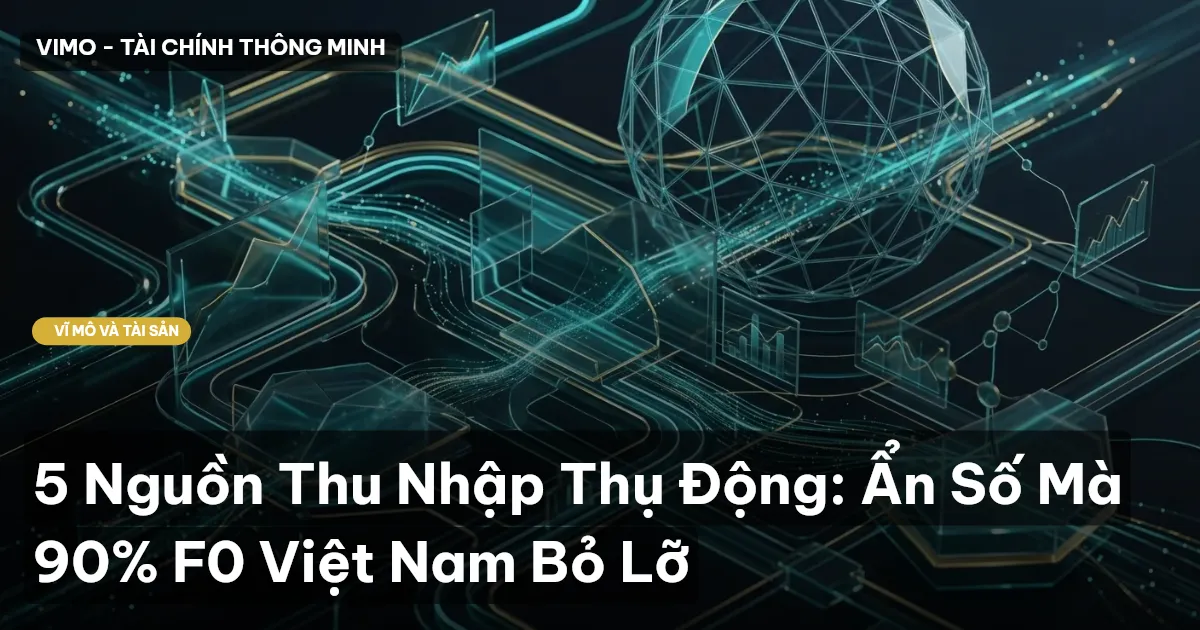 5 Nguồn Thu Nhập Thụ Động: Ẩn Số Mà 90% F0 Việt Nam Bỏ Lỡ