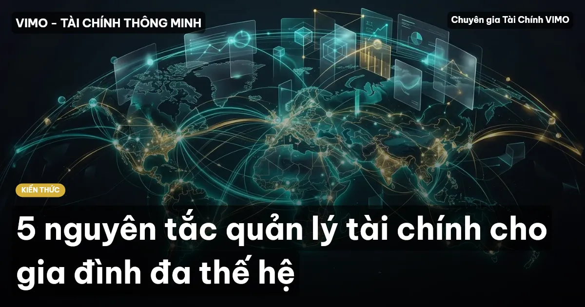 5 nguyên tắc quản lý tài chính cho gia đình đa thế hệ