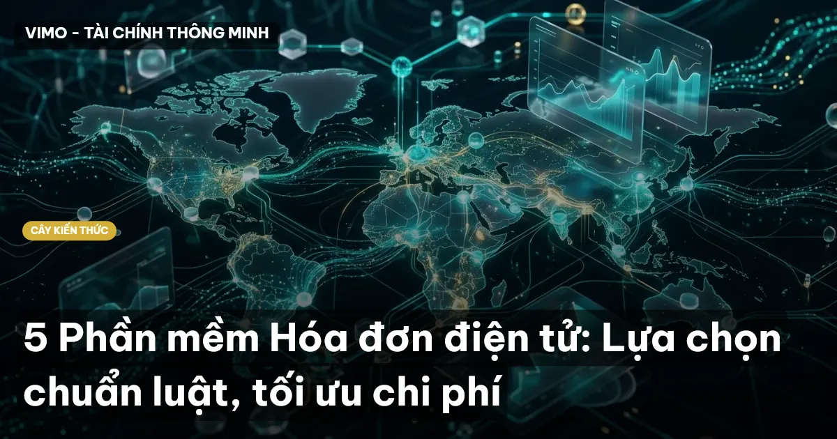 5 Phần mềm Hóa đơn điện tử: Lựa chọn chuẩn luật, tối ưu chi phí