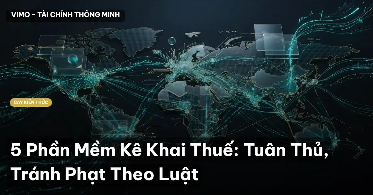 5 Phần Mềm Kê Khai Thuế: Tuân Thủ, Tránh Phạt Theo Luật