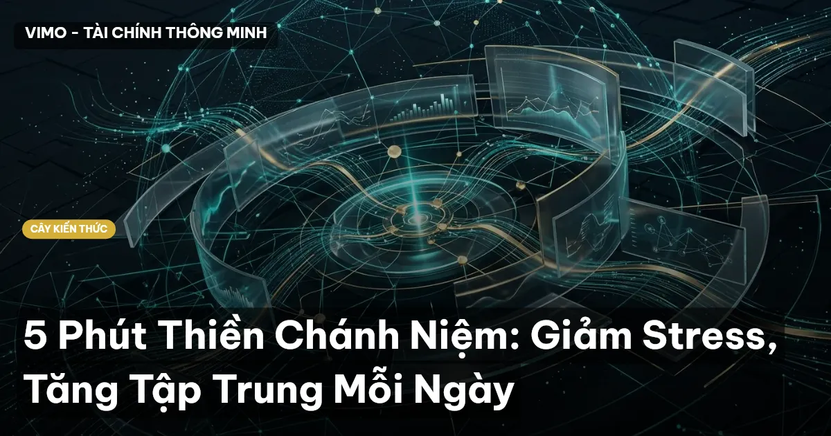 5 Phút Thiền Chánh Niệm: Giảm Stress, Tăng Tập Trung Mỗi Ngày