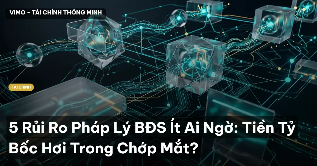 5 Rủi Ro Pháp Lý BĐS Ít Ai Ngờ: Tiền Tỷ Bốc Hơi Trong Chớp Mắt?