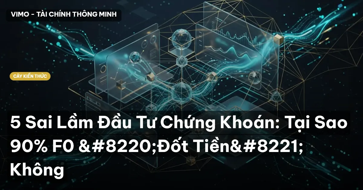 5 Sai Lầm Đầu Tư Chứng Khoán: Tại Sao 90% F0 “Đốt Tiền” Không