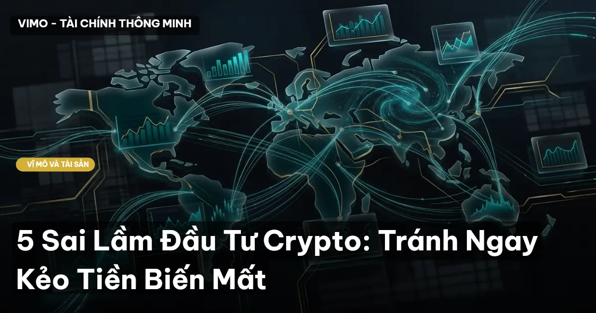 5 Sai Lầm Đầu Tư Crypto: Tránh Ngay Kẻo Tiền Biến Mất