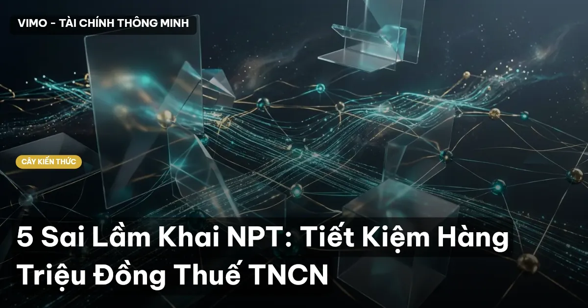 5 Sai Lầm Khai NPT: Tiết Kiệm Hàng Triệu Đồng Thuế TNCN