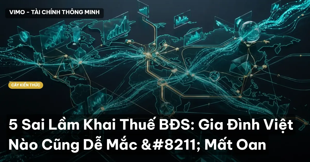 5 Sai Lầm Khai Thuế BĐS: Gia Đình Việt Nào Cũng Dễ Mắc – Mất Oan