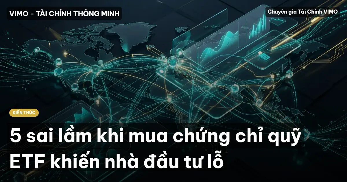 5 sai lầm khi mua chứng chỉ quỹ ETF khiến nhà đầu tư lỗ