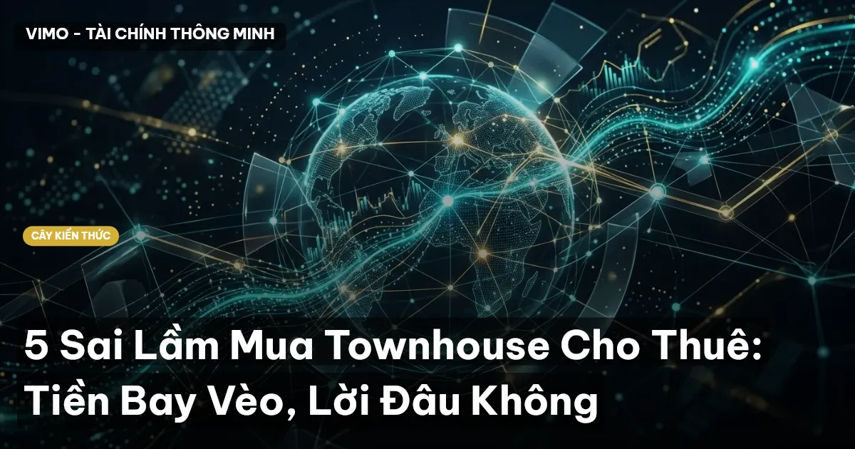 5 Sai Lầm Mua Townhouse Cho Thuê: Tiền Bay Vèo, Lời Đâu Không