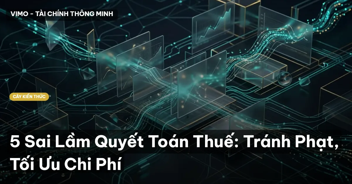 5 Sai Lầm Quyết Toán Thuế: Tránh Phạt, Tối Ưu Chi Phí