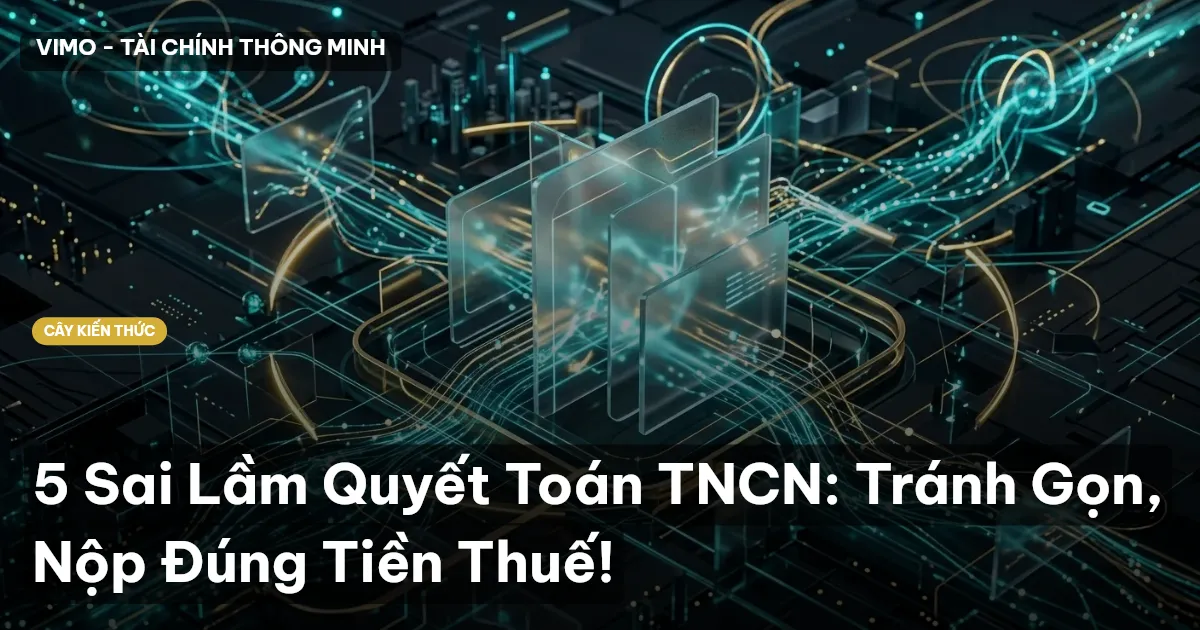 5 Sai Lầm Quyết Toán TNCN: Tránh Gọn, Nộp Đúng Tiền Thuế!