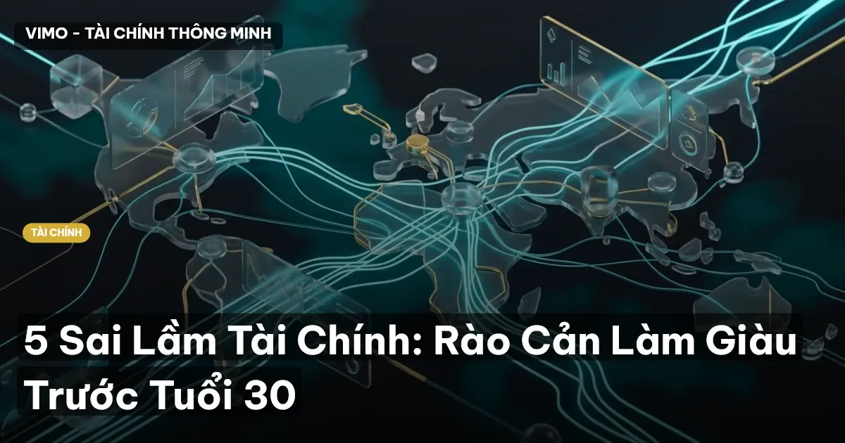 5 Sai Lầm Tài Chính: Rào Cản Làm Giàu Trước Tuổi 30