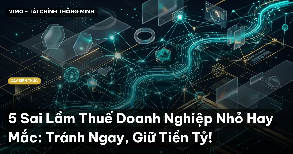 5 Sai Lầm Thuế Doanh Nghiệp Nhỏ Hay Mắc: Tránh Ngay, Giữ Tiền Tỷ!