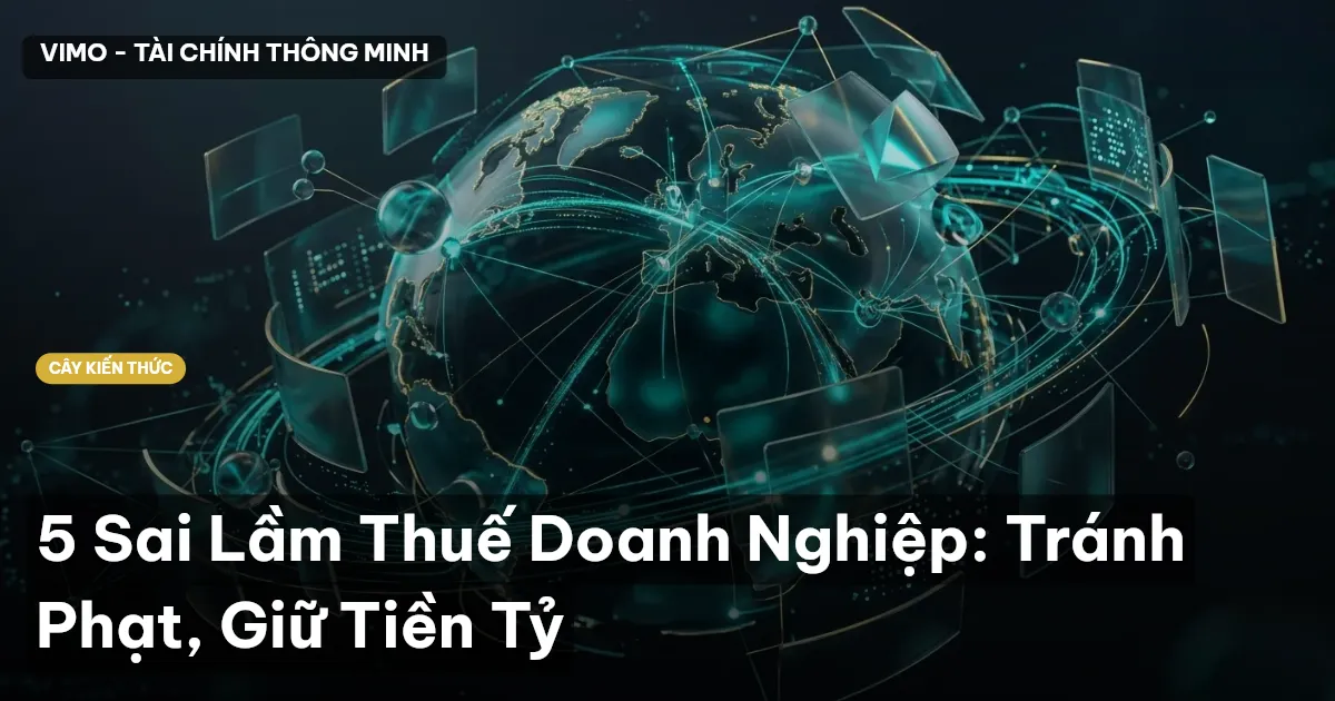 5 Sai Lầm Thuế Doanh Nghiệp: Tránh Phạt, Giữ Tiền Tỷ