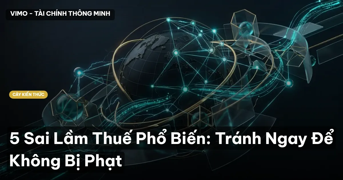 5 Sai Lầm Thuế Phổ Biến: Tránh Ngay Để Không Bị Phạt